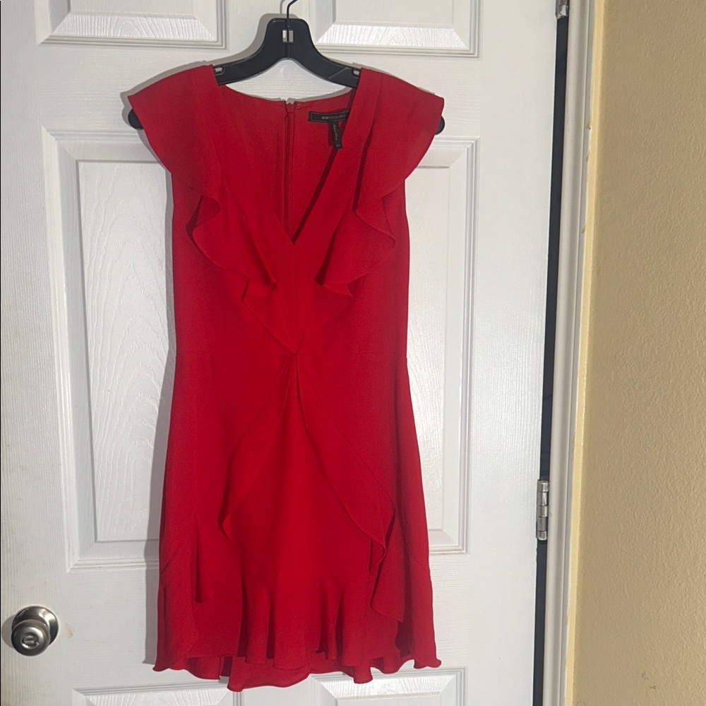 BCBGMaxAzria Vibrant Red Mini Dress